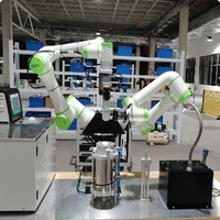 Robot collaboratif 6 axes CGXi G6, bras robotisé 6 kg 917 mm, moteur en acier inoxydable pour meulage, ébavurage, soudage, collage, et manutention de machines CNC