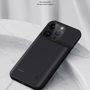 아이폰 14 프로 최대 6800mAh 확장 배터리 소프트 에지 전화 충전기 백 케이스 전원 은행 - Product Image 5