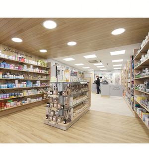 ชั้นแสดงสินค้าร้านขายยาชั้นวางแสดงสินค้าสำหรับร้านขายยาการออกแบบตกแต่งภายในร้านขายยา - Product Image 2
