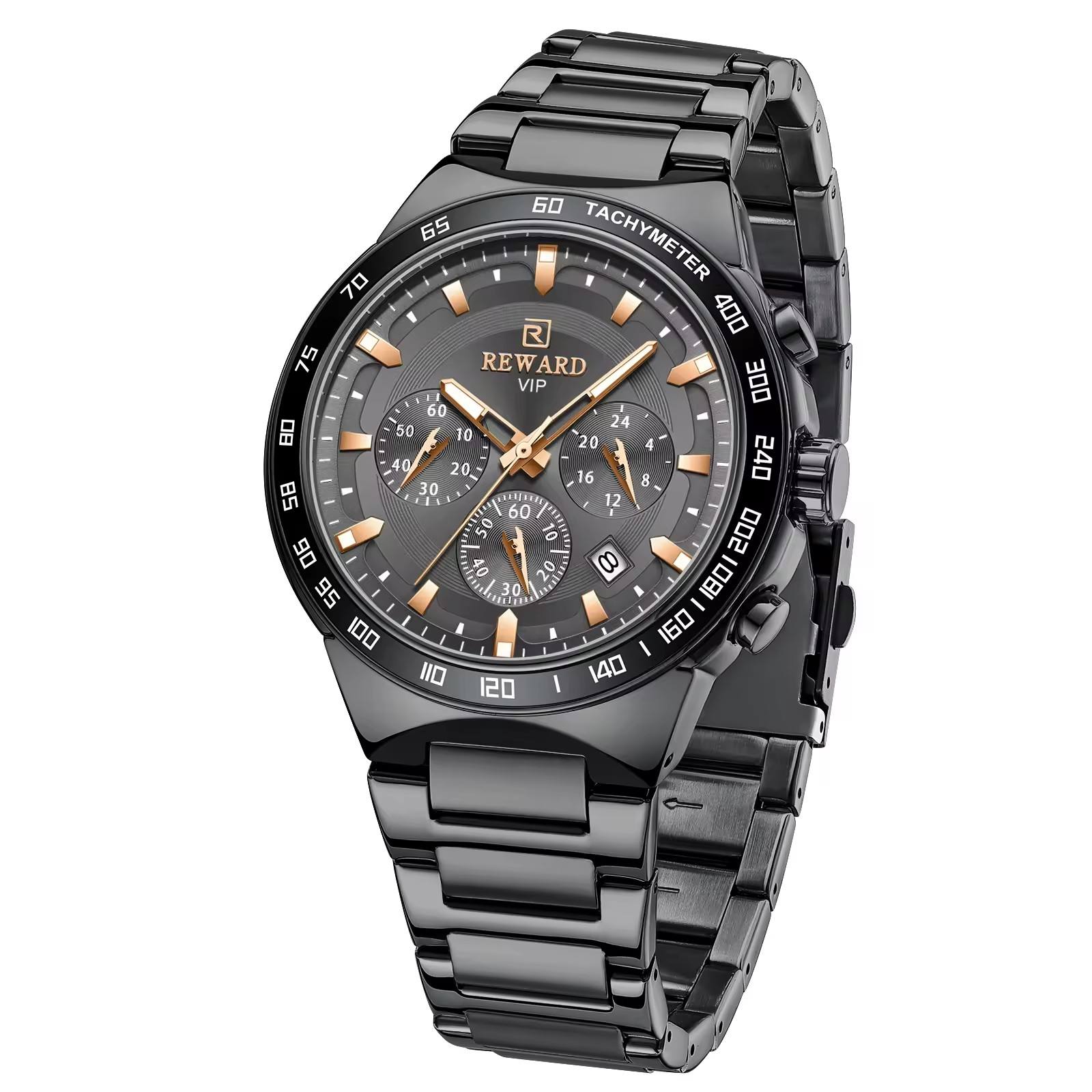 Luxury Japan Quartz Men's Chronograph Watch - Water Resistant