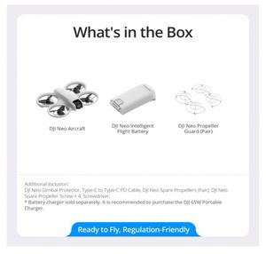 Nouvelle conception originale 2024 NEO, mini caméra d'action 4K autonome avec temps de vol de 18 minutes, distance maximale de 10 km pour DJ Neo Combo - Product Image 5