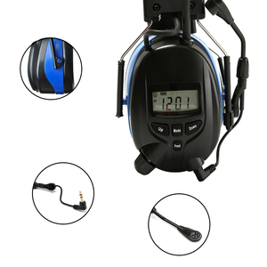 Ansi CE en352 Tiếng Ồn Giảm earmuff đầu vào FM Đài phát thanh BT 5.3 Thông tin liên lạc an toàn tai nghe - Product Image 5