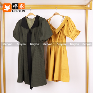 Geryon - Lote de Vestidos de Verano de Algodón Usados para Mujer, Estilo Vintage, 90-98% Nuevos, Camisas Cortas, Ropa Usada al por Mayor - Product Image 5