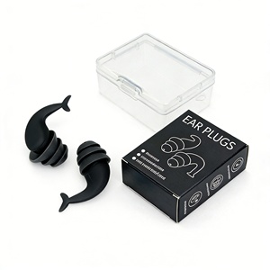 1 Paquete de Tapones para los Oídos de Silicona Suave con Estuche y Caja de Color, Tapones Reutilizables para Dormir, Nadar, Viajar, Trabajar, Estudiar - Product Image 1