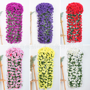 Fleur artificielle murale en soie Gardenia Hortensia, grande décoration pour mariage et maison - Product Image 1