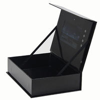 Caja de Regalo de Lujo Hecha a Mano y Personalizable con Pantalla LCD y Reproductor de Video para Marketing y Publicidad