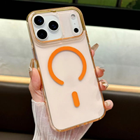 Telefoonhoesje Heren Transparant Magnetisch Schokbestendig Voor Iphone