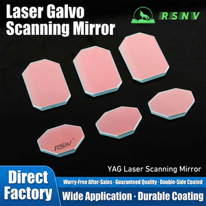 Miroir de balayage laser UV YAG RSNV sur mesure en silicium/K9/quartz, vibroscope vibrant avec lentille à lumière verte - Product Image 4