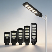 Farola Solar de Alto Lumen, Ahorro de Energía, Luces Solares Todo en Uno, Lámpara LED para Exteriores, Jardín, Carretera, 50W 100W 150W 200W