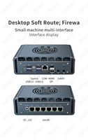 Mini PC Intel N100 I3 N305 4 threads DDR5, hôte avec 6 ports LAN, routage logiciel, IPC Aikuai ROS WayOS, Linux embarqué de 12e génération, Centos Ubuntu