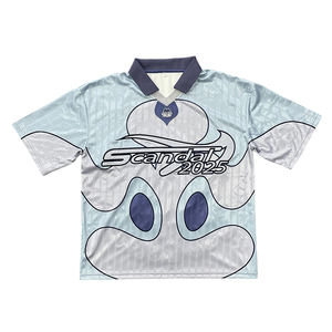 Maillot de football rétro Boxy vintage pour homme T-shirt vintage Streetwear - Product Image 2