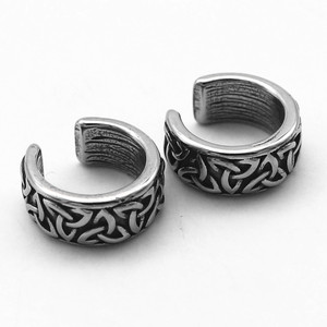 yunnique <b>Cuff</b> <b>Earrings</b> Titanium Steel Geometric Design Unisex Fashion Jewelry - Product Image 5