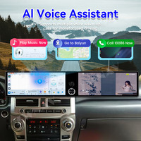 Autoradio Android 13 ZWNAV 12,3+12,3 pouces pour Toyota 4Runner 2007-2022, double écran, nouveau CarPlay sans fil, Wifi 4G