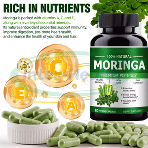 Ausreson Biologische Beste <span class=keywords><strong>Moringa</strong></span> Blad Extract Prijs Supplement Groothandel Metabolisme Immuunsysteem Ondersteuning <span class=keywords><strong>Moringa</strong></span> <span class=keywords><strong>Capsules</strong></span> - Product Image 2