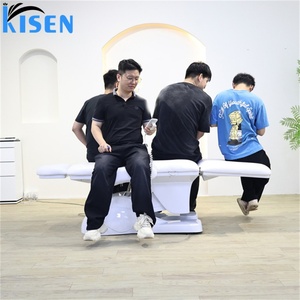 Table de massage électrique multifonctionnelle Kisen à trois moteurs, réglable en hauteur, pour salon de beauté et tatouage - Product Image 6