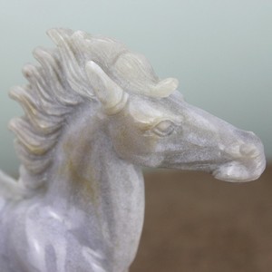 Top qualité main sculpture sculpture de cheval, gris agate cristal artisanat pour collection - Product Image 5