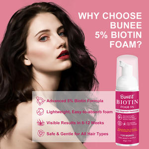 Kit de espuma para el crecimiento del cabello Rogain de una botella de 60ml 5% para hombres y mujeres, espuma de cuero cabelludo de menta de romero con tratamientos para la pérdida de cabello con biotina - Product Image 6