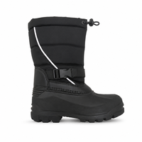 Bottes d'hiver montantes à doublure amovible pour enfants et adultes, tige en polyester, doublure en velours, logo imprimé en 3D