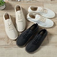 Espadrilles décontractées en toile pour hommes et femmes, de haute qualité, vente en gros, 2020
