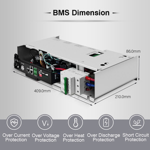 BMS de Alto Voltaje de 60S 192V 100A con Certificación CE para Paquete de Baterías LiFePO4 de 15S, Sistema de Almacenamiento de Energía Solar con CAN/RS485 TCPIP - Product Image 4
