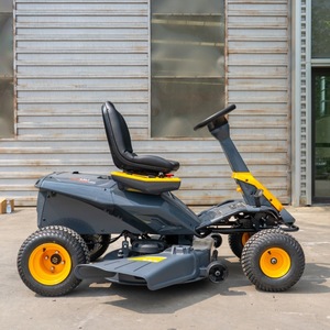 For HT-42 Li Ride-On Lawn Mower Cordless 40V 6AH*6 <b>Battery</b> Self Propelled 38-Inch <b>Flat</b> Blade Grass Box Industrial Grade - Product Image 5