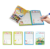 Livres d'exercices imprimés personnalisés d'apprentissage éducatif livres d'écriture version arabe pour enfants