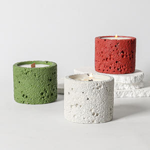 Vela Aromática Artesanal de Cera de Coco en Vaso de Porcelana con Aroma a Postre, No Tóxica, para Navidad y Año Nuevo - Product Image 3