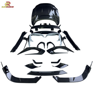 BatFury <span class=keywords><strong>Aero</strong></span> Style Kits de carrosserie en fibre de carbone sèche pour Ferrari 296 GTB Facelift Hood Side Skirt Diffuser Fender Spoiler Car Parts - Product Image 1