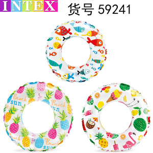 Intex <b>Inflatable</b> Swimming Ring 59241 Cartoon <b>Float</b> For Children And Babies Thickened PVC Beach Water Toy - Product Image 4