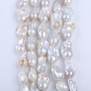 Promotion : Perles d'eau douce naturelles baroques de 16-20 mm, accessoires pour collier, semi-finies, faites à la main, DIY, perles en vrac directes de Zhuji - Product Image 2