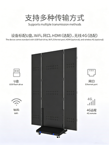Pantalla LED Plegable D-King P2.5 GOB, Pantalla Móvil para Interiores con Control por Aplicación para Publicidad Comercial - Product Image 5