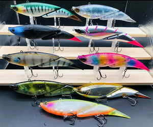 Pesca en el océano <span class=keywords><strong>de</strong></span> agua salada, cebo duro <span class=keywords><strong>de</strong></span> gran tamaño, Minnow Wobbler, 160mm, 55g, flotante, 2 secciones, señuelo <span class=keywords><strong>de</strong></span> Swimbait articulado múltiple para atún - Product Image 6