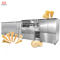 Máquina Automática para Hacer Wafles, Línea de Producción de Wafles, Máquina para Conos de Helado