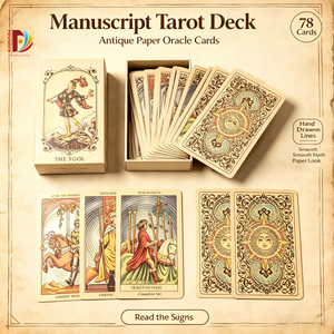 Servicios de Impresión para Fabricantes, Impresión de Cartas de Tarot con Preguntas de Conversación Personalizadas, Impresión de Cartas de Juego - Product Image 1