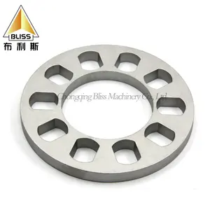 CNC 6061 7075 aluminum 5x108 5x112 5x120 5x114.3 wheel hub ET washer 10mm Offset Spacers racing big brake