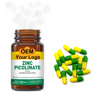 แท็บเล็ต/ สังกะสีพิโคลิเนตแคปซูลสังกะสีอาหารเสริมเพื่อสุขภาพฉลากตามต้องการ - Product Image 4