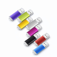 Memoria USB Personalizable con Logotipo Metálico, USB 2.0/3.0, 8GB/32GB, Colores Variados, Portátil