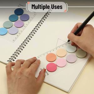 Multicolor PET Caliper Self-Adhesive Transparent Waterproof <b>Memo</b> <b>Pads</b> Customizable School Office Supplies - Product Image 6