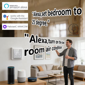 Thermostat intelligent WiFi HY516, installation facile, compatible avec Legrand, <span class=keywords><strong>Danfoss</strong></span>, ELKO, Schneider, Berker, ABB - Product Image 3