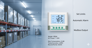 Công nghiệp cấp nhiệt độ và độ ẩm ghi với RS485 Collector modbus truyền thông & mạng sản phẩm - Product Image 4