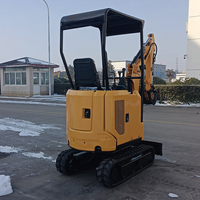 Nouveau prix Kv12c 1 tonne 1,1 tonne Mini-excavatrice la plus petite Mini-pelle chinoise