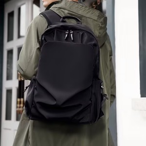 Men's <b>Backpack</b> <b>Large</b> Capacity 16-Inch Laptop Bag Black Casual Everyday Use - Product Image 2