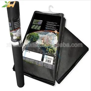 45gr 65gr Black Garden Non-woven Weed Barrier Non Woven Weedcontrol Rolls Landscape Nonwoven Fabric