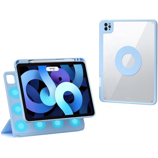 Pen Slot PU Leather Stand Cover Magnetic Tablet Case for iPad Air 10.2/10.5 iPad Pro 11 10.9 Inch