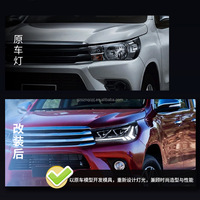 Feux avant pour Toyota Hilux Revo Rocco 2016-2019, ensemble de phares Stream, feux de signalisation, feux de voiture, accessoires automobiles, DRL