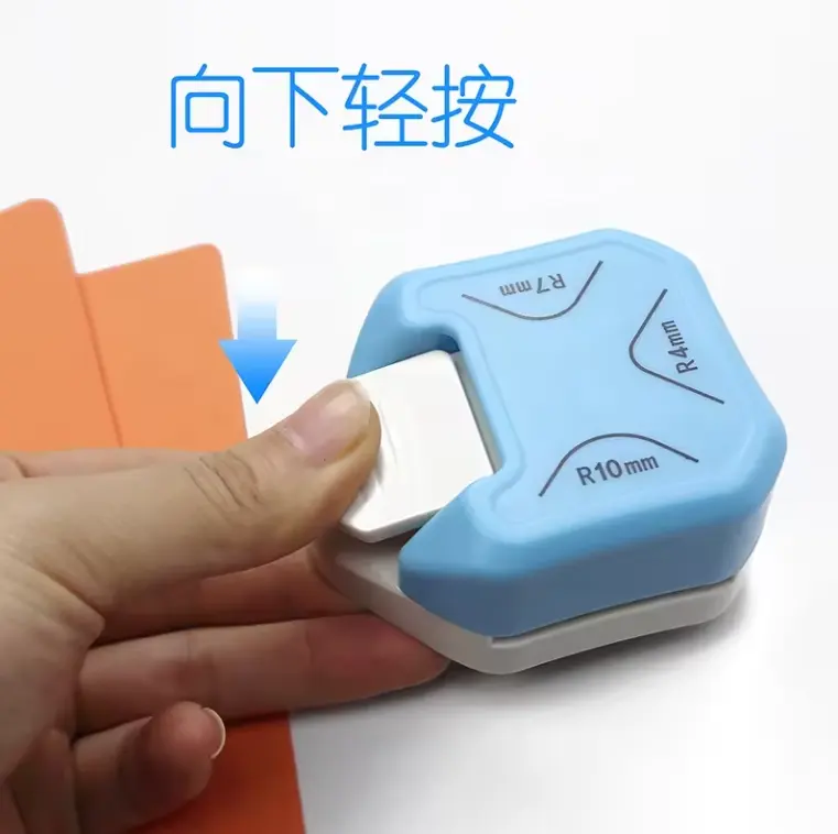 Tàu trong vòng ba ngày thích hợp cho nhãn hiệu DIY ba trong một giấy lỗ Punch góc puncher máy