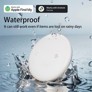 Système double compatible avec Apple Find My et l'application Android, <span class=keywords><strong>localisation</strong></span> en temps réel mondiale, étanche IP66, mini traceur intelligent pour animaux de compagnie - Product Image 1