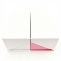 Boîte cadeau de luxe en papier rigide doré, à double ouverture en forme de livre, avec logo imprimé personnalisé, en matériaux recyclés, fermeture magnétique