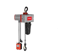 Mini palan à chaîne électrique monophasé ou alimenté par batterie léger AC 110v 220v DC 18v