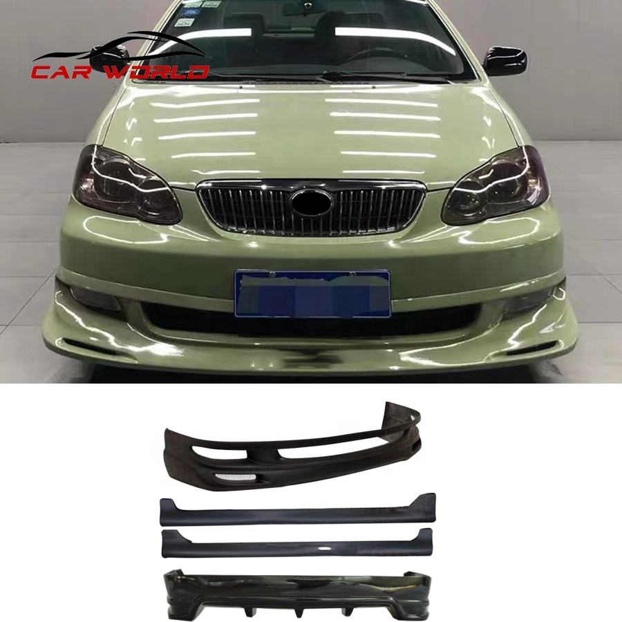 Car Body Kit for 2003-2008 Toyota Corolla - Front Lip, Rear Lip & Side ...